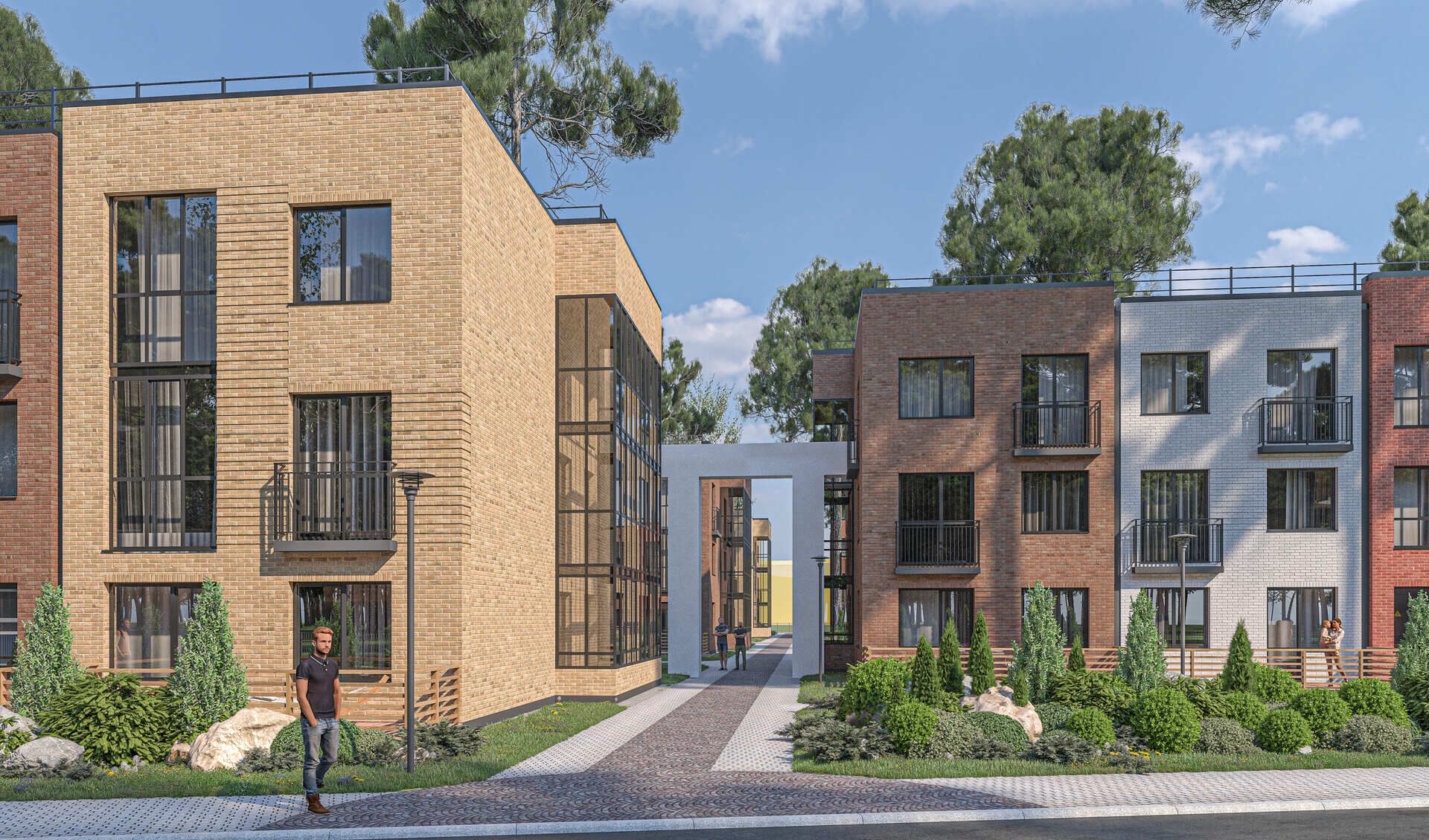 Планировка: Студия 22.42 м² в новостройке Капральский берег