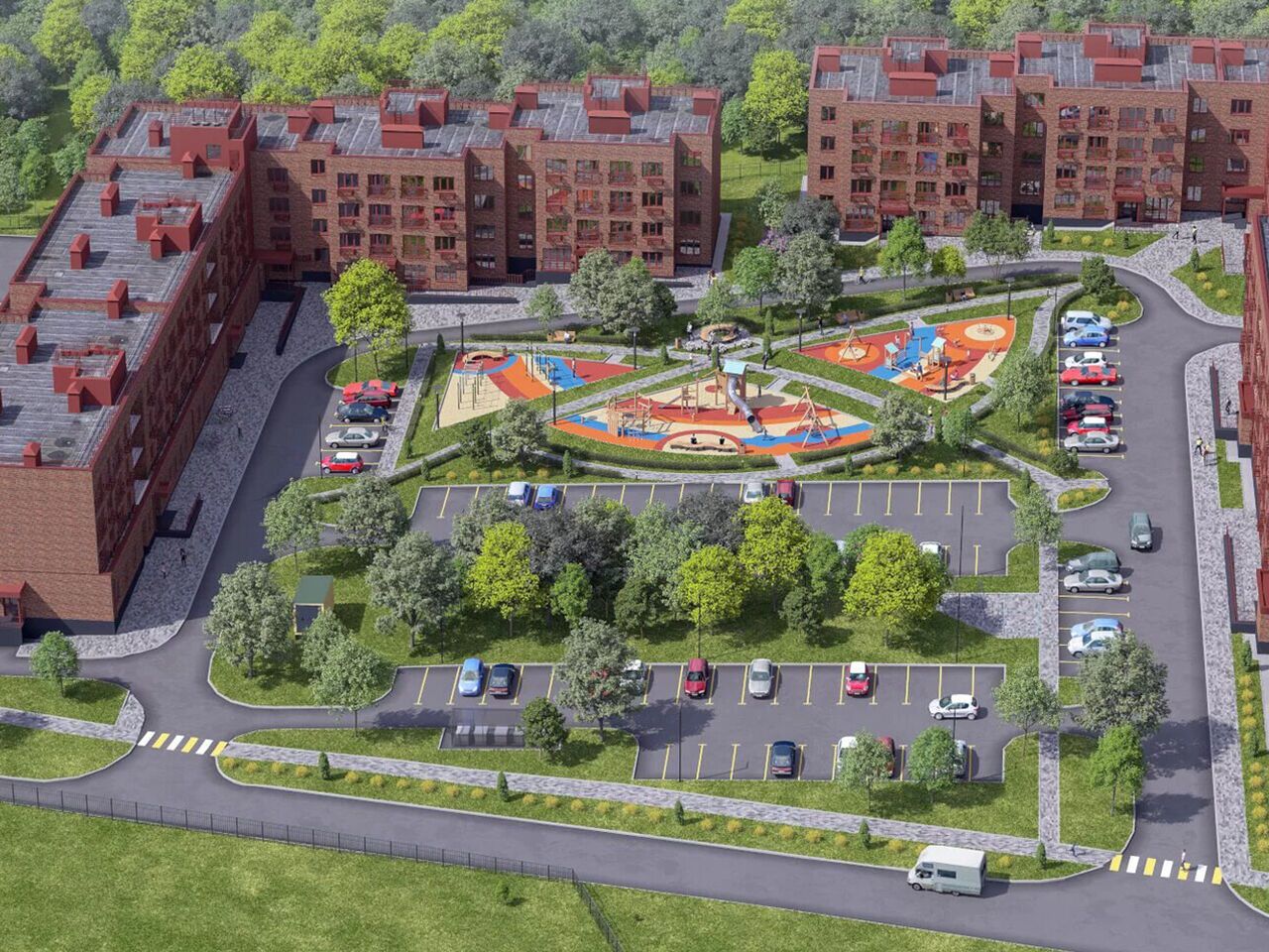 Планировка: 1-комн. квартира 35.90 м² в новостройке Новое Замитино