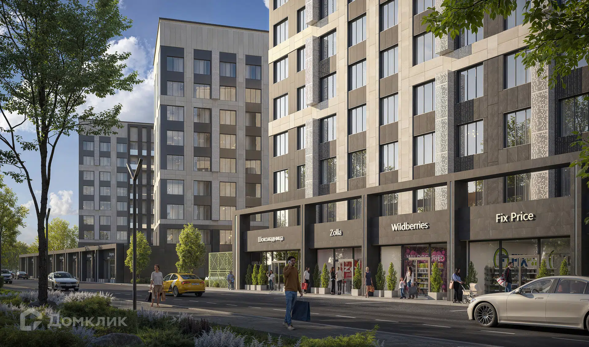 Планировка: 1-комн. квартира 37.10 м² в новостройке Николаевский Ессентуки