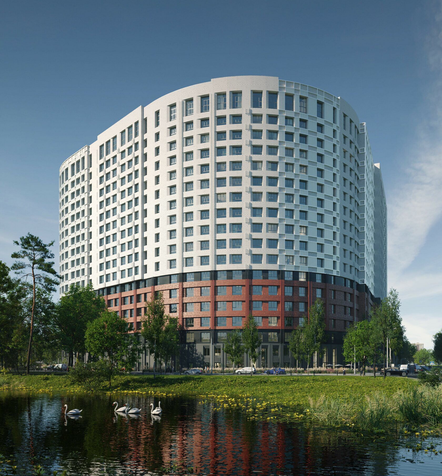 Планировка: 1-комн. квартира 40.30 м² в новостройке Мытищи-Сити