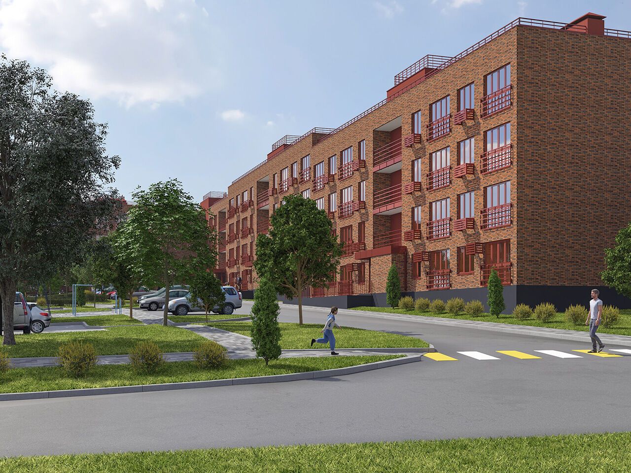 Планировка: 1-комн. квартира 35.90 м² в новостройке Новое Замитино