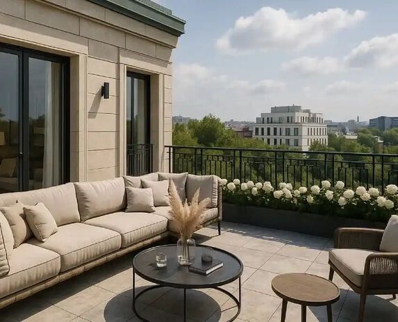 Планировка: 1-комн. квартира 96.90 м² в новостройке Кло 17