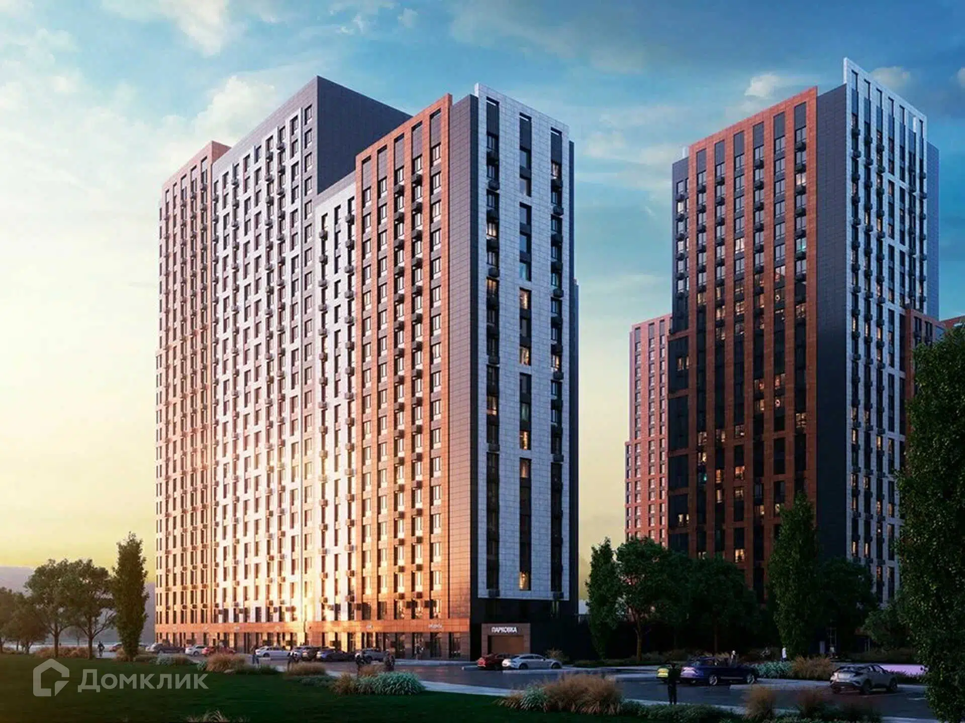 Планировка: 2-комн. квартира 59.80 м² в новостройке Первый