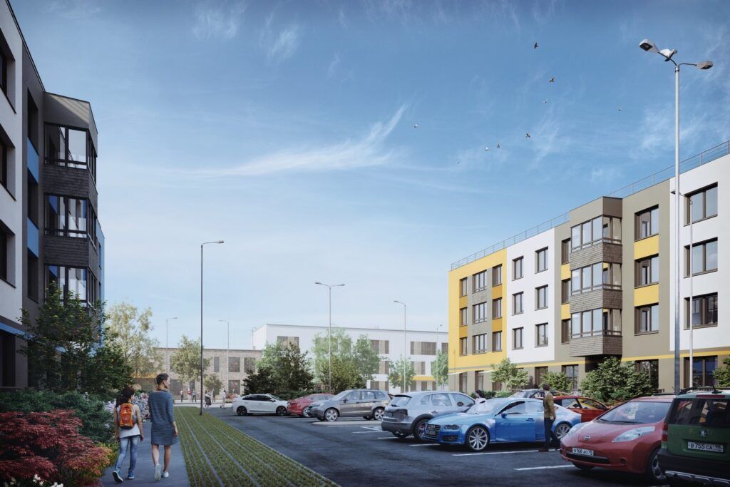 Планировка: 1-комн. квартира 41.70 м² в новостройке Аннино Сити