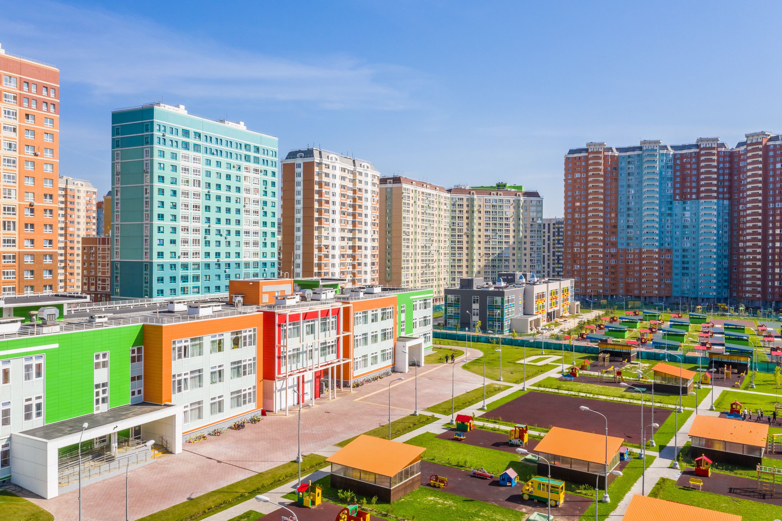 Планировка: 1-комн. квартира 41.90 м² в новостройке Некрасовка