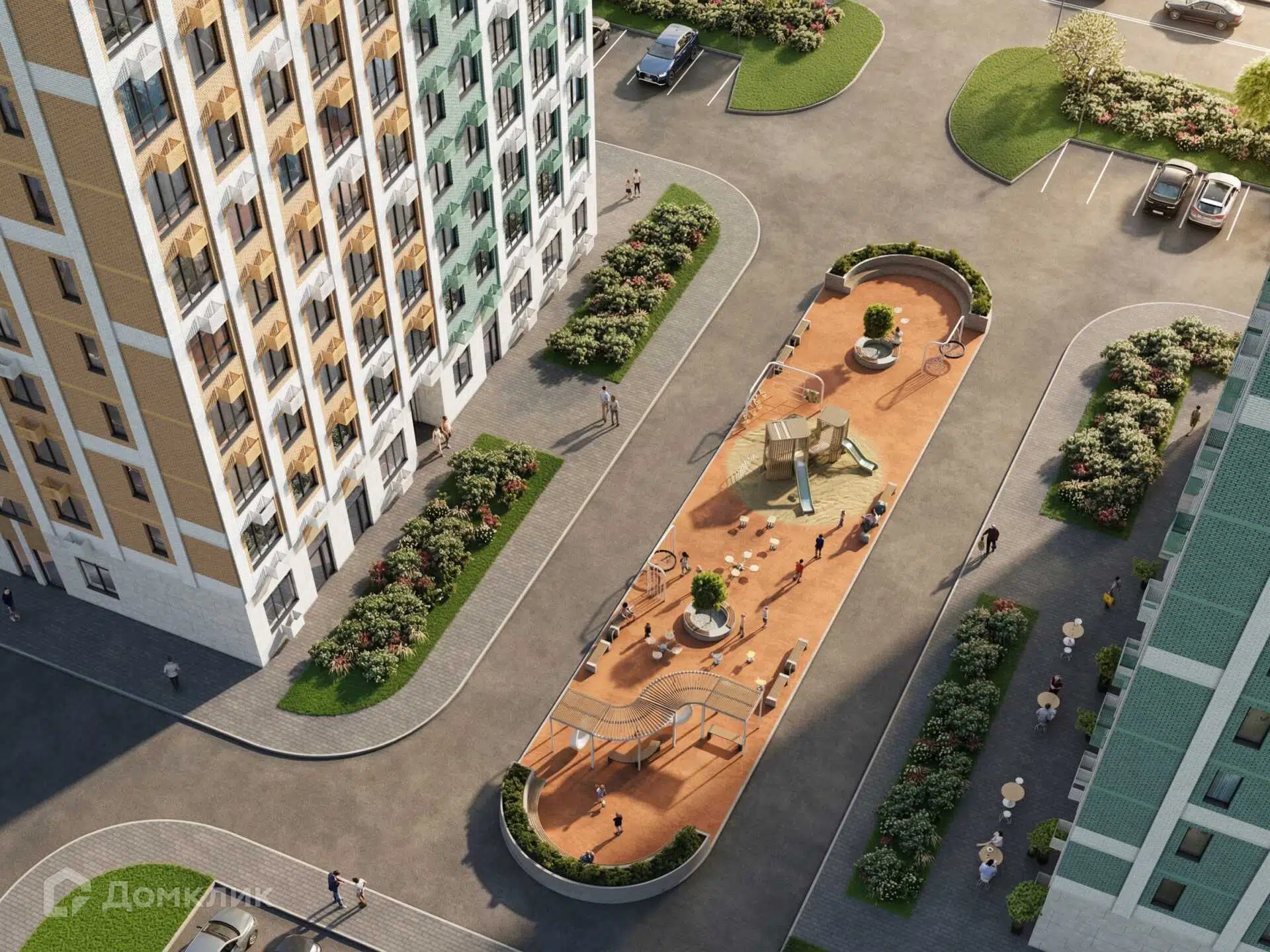 Планировка: 2-комн. квартира 51.40 м² в новостройке Приморье
