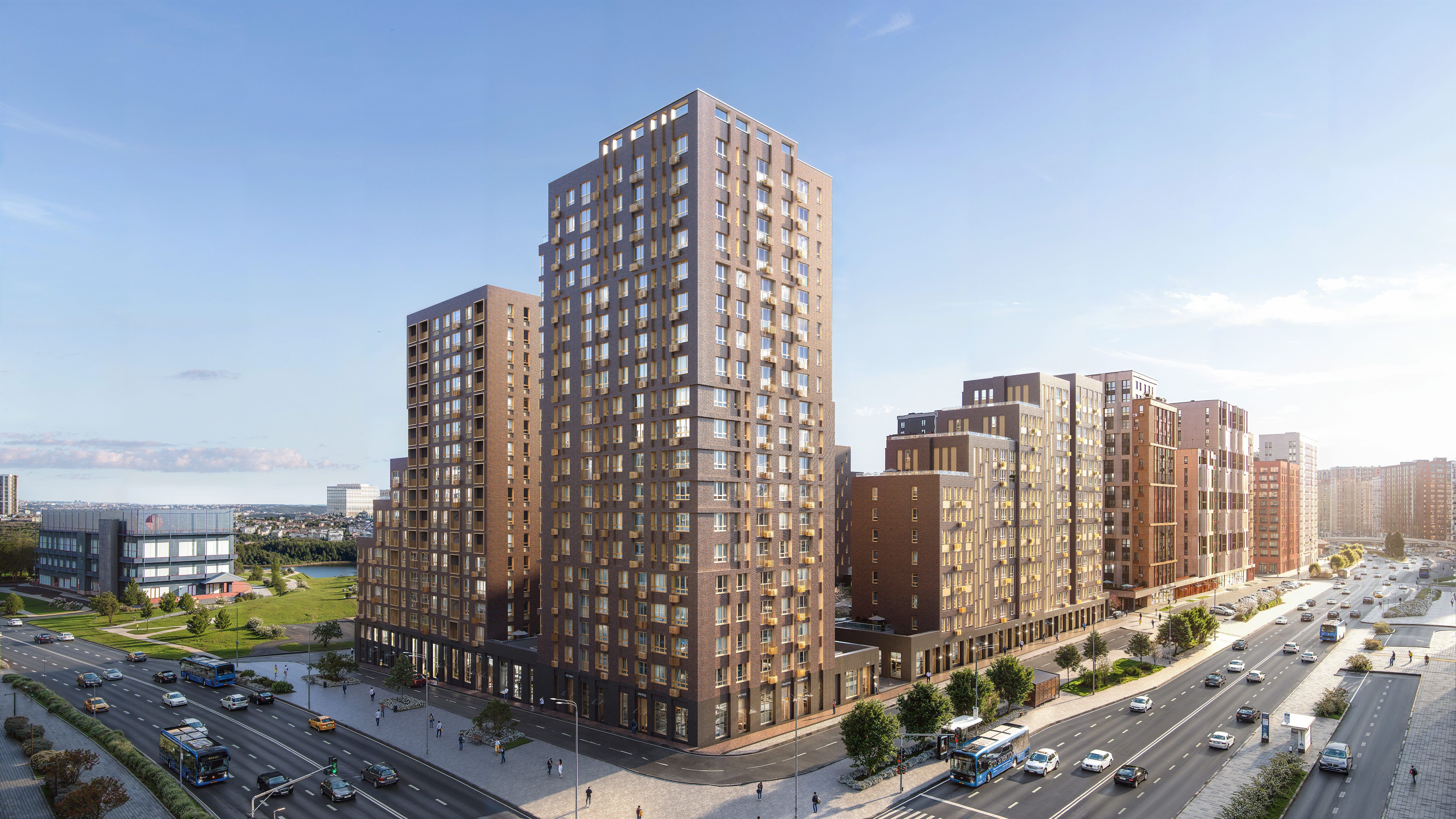 Планировка: 1-комн. квартира 46.00 м² в новостройке ЖК Прокшино