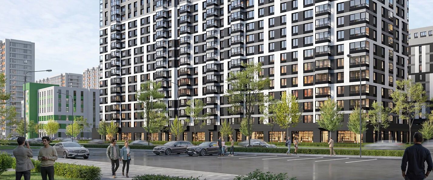 Планировка: Студия 25.80 м² в новостройке Квартал М36