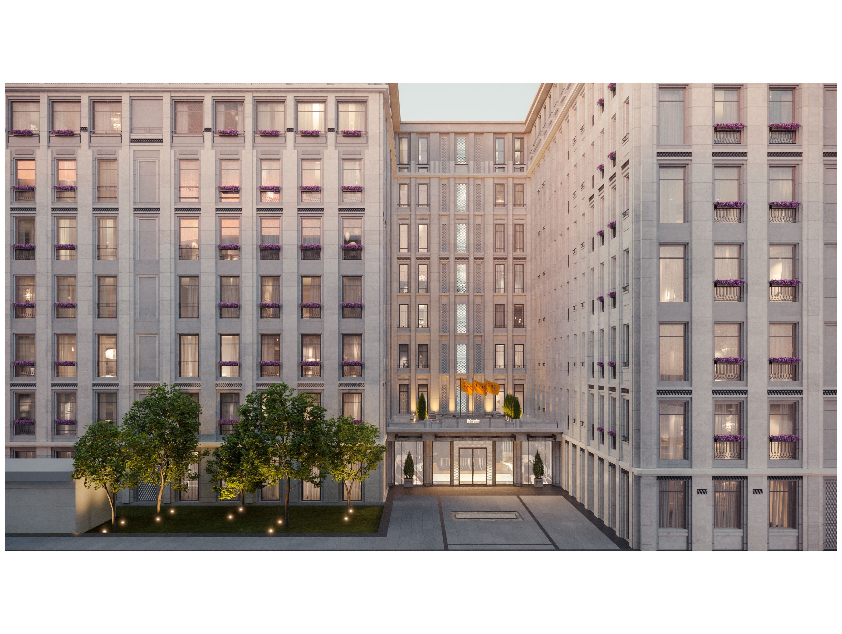 Планировка: 3-комн. квартира 119.90 м² в новостройке Дом Франка