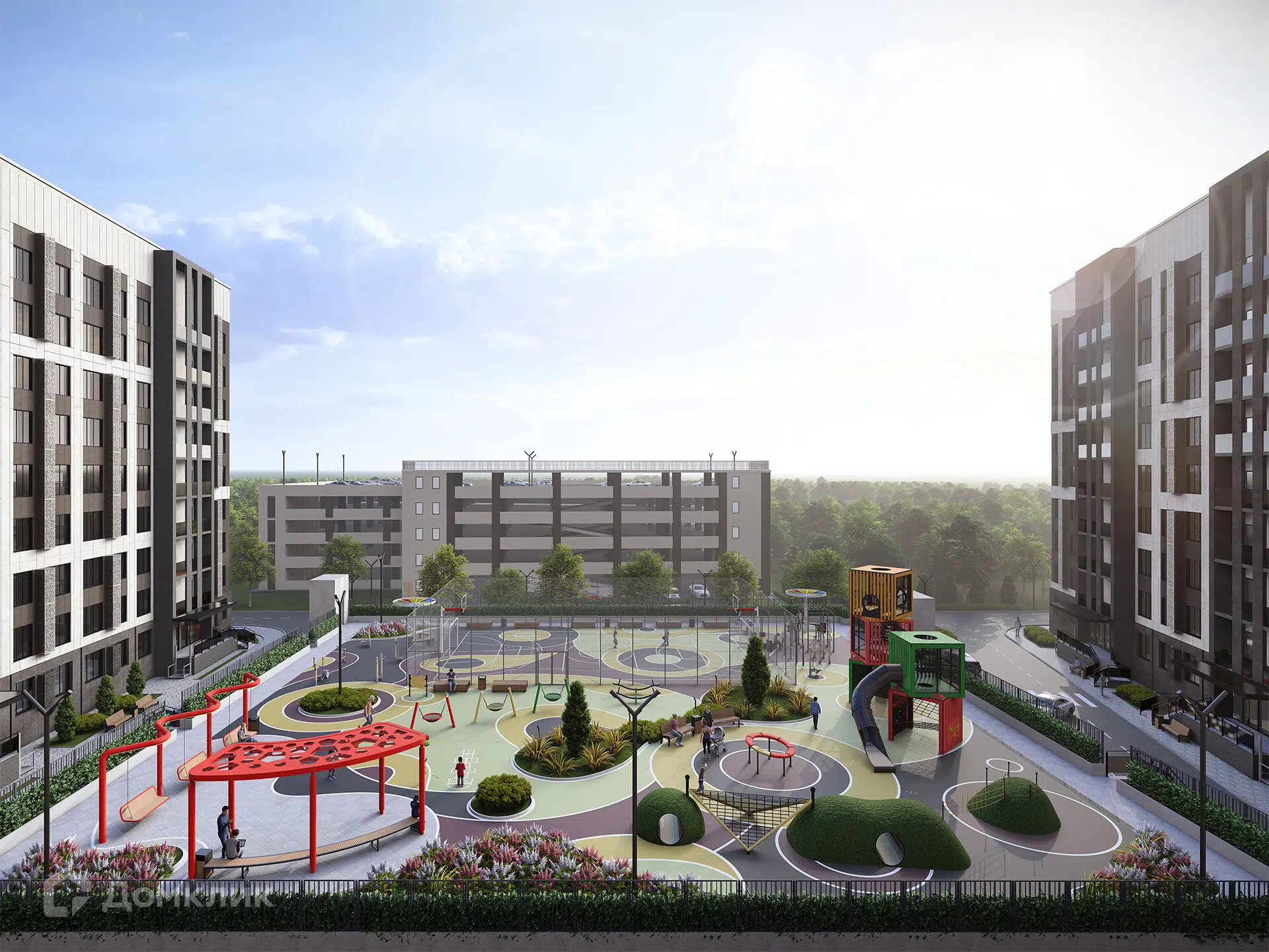 Планировка: 1-комн. квартира 37.10 м² в новостройке Николаевский Ессентуки