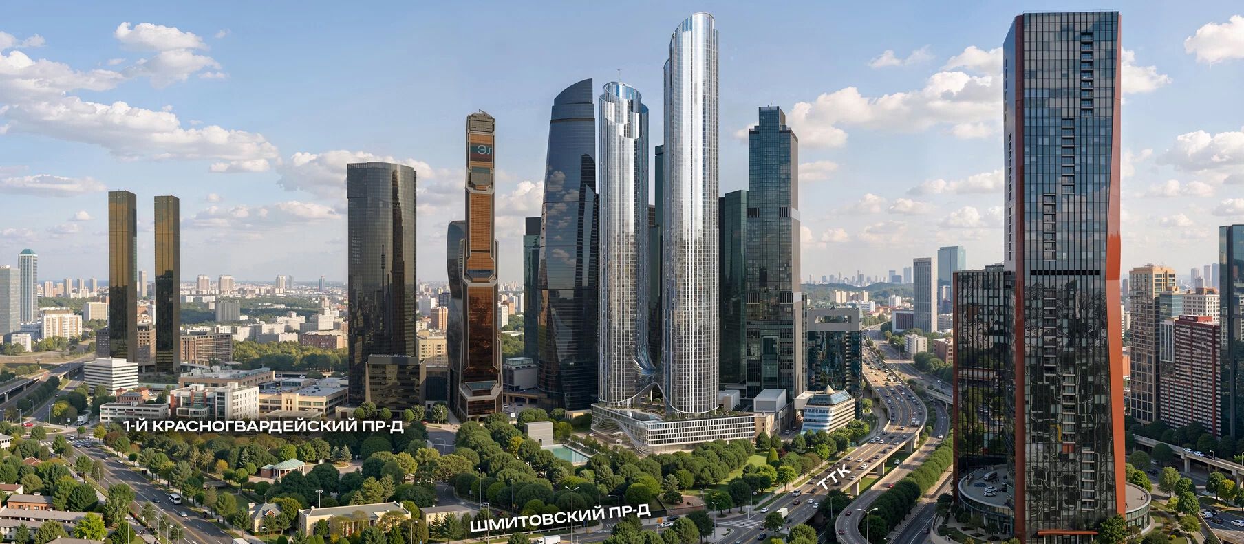 Планировка: 1-комн. квартира 53.80 м² в новостройке Аурус Резиденции