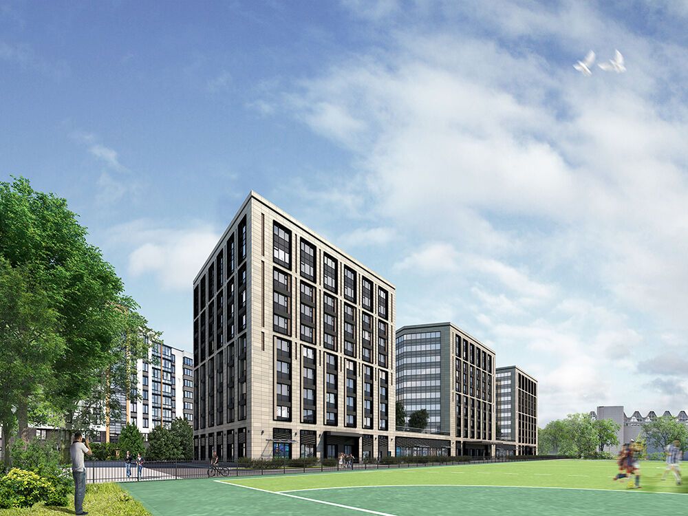 Планировка: Студия 37.02 м² в новостройке Некст