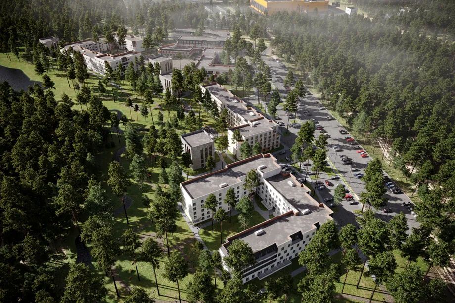 Планировка: Студия 17.70 м² в новостройке Нега