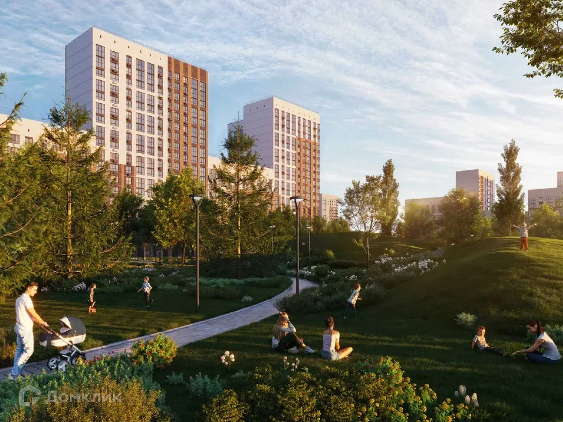 Планировка: 1-комн. квартира 40.80 м² в новостройке Ботаника