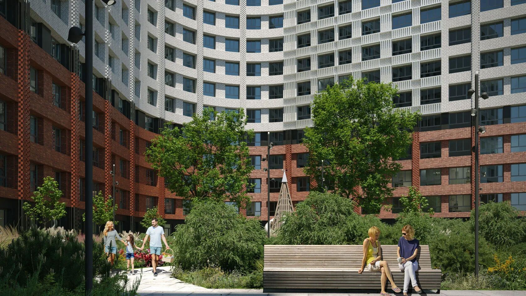 Планировка: 1-комнатная квартира 40.30 м² в новостройке Мытищи-Сити