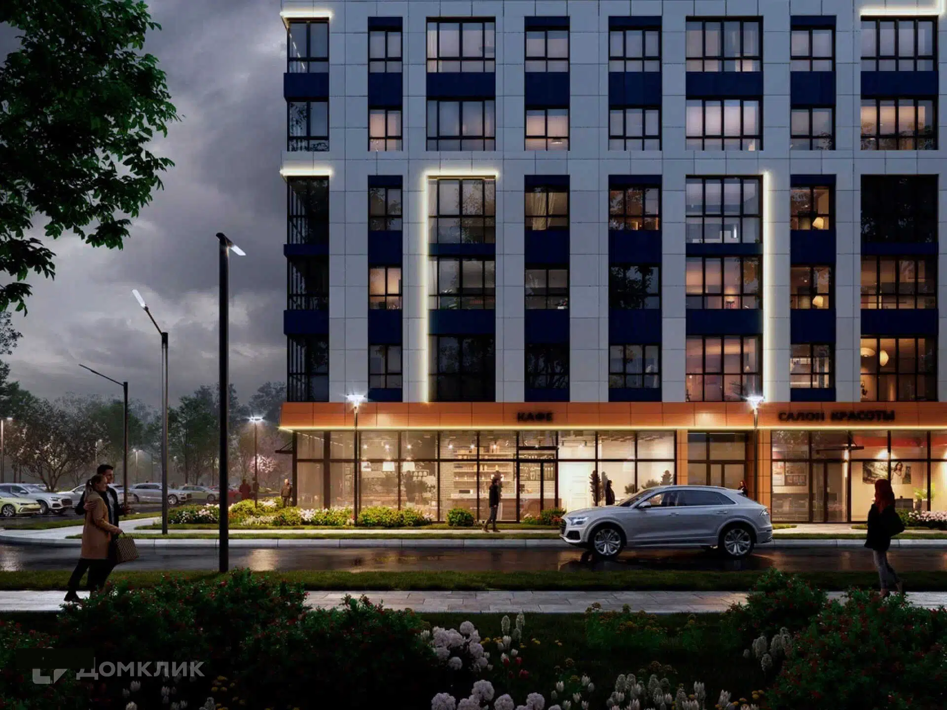 Планировка: 1-комн. квартира 33.20 м² в новостройке Архитектор