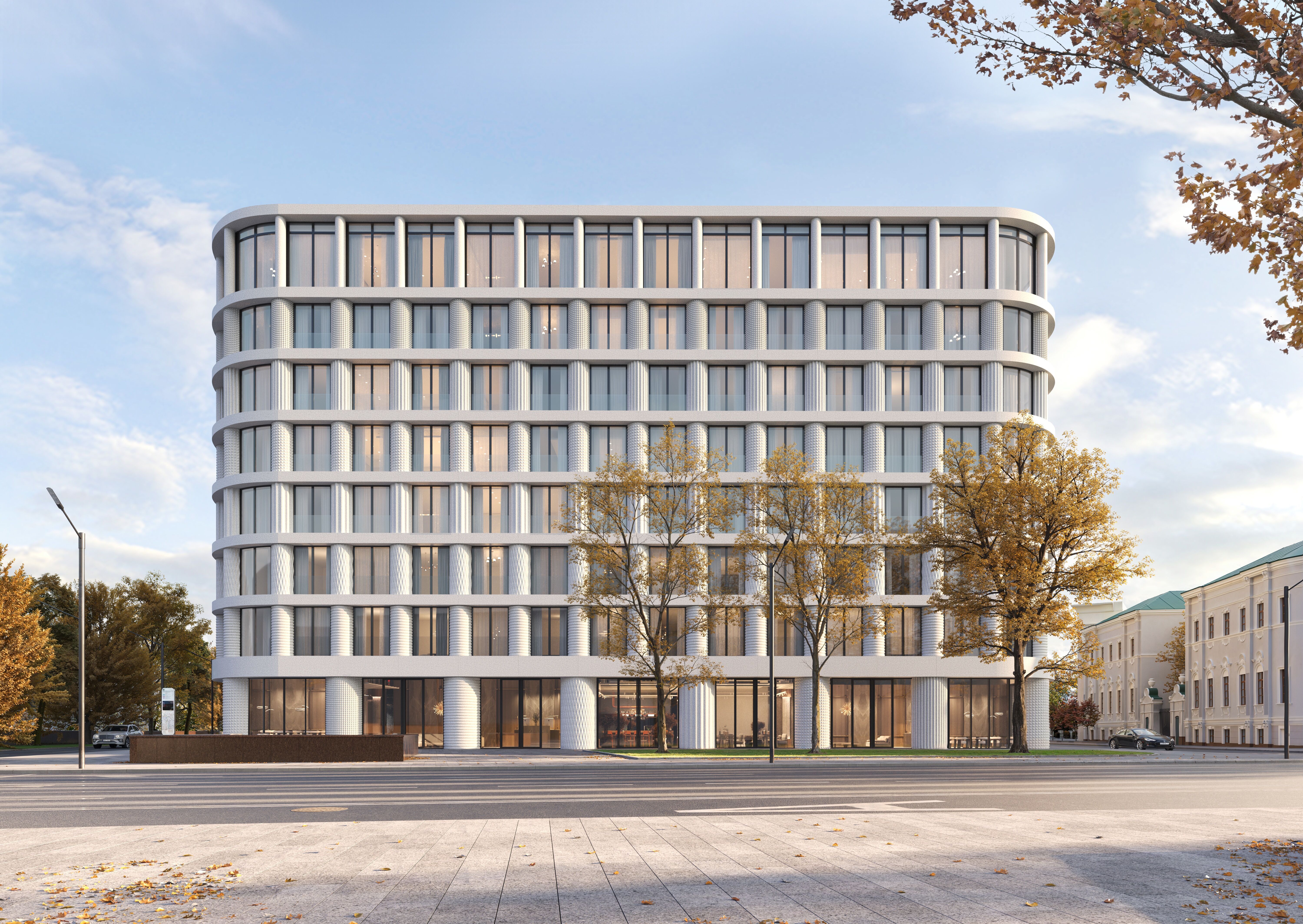 Планировка: 3-комн. квартира 178.70 м² в новостройке Никитский 6