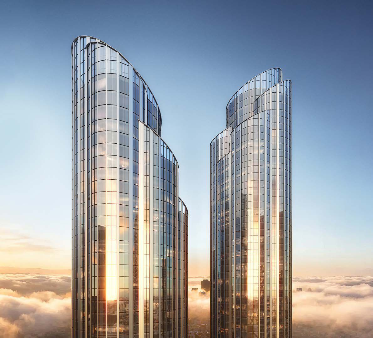 Планировка: 2-комн. квартира 86.50 м² в новостройке Аурус Резиденции