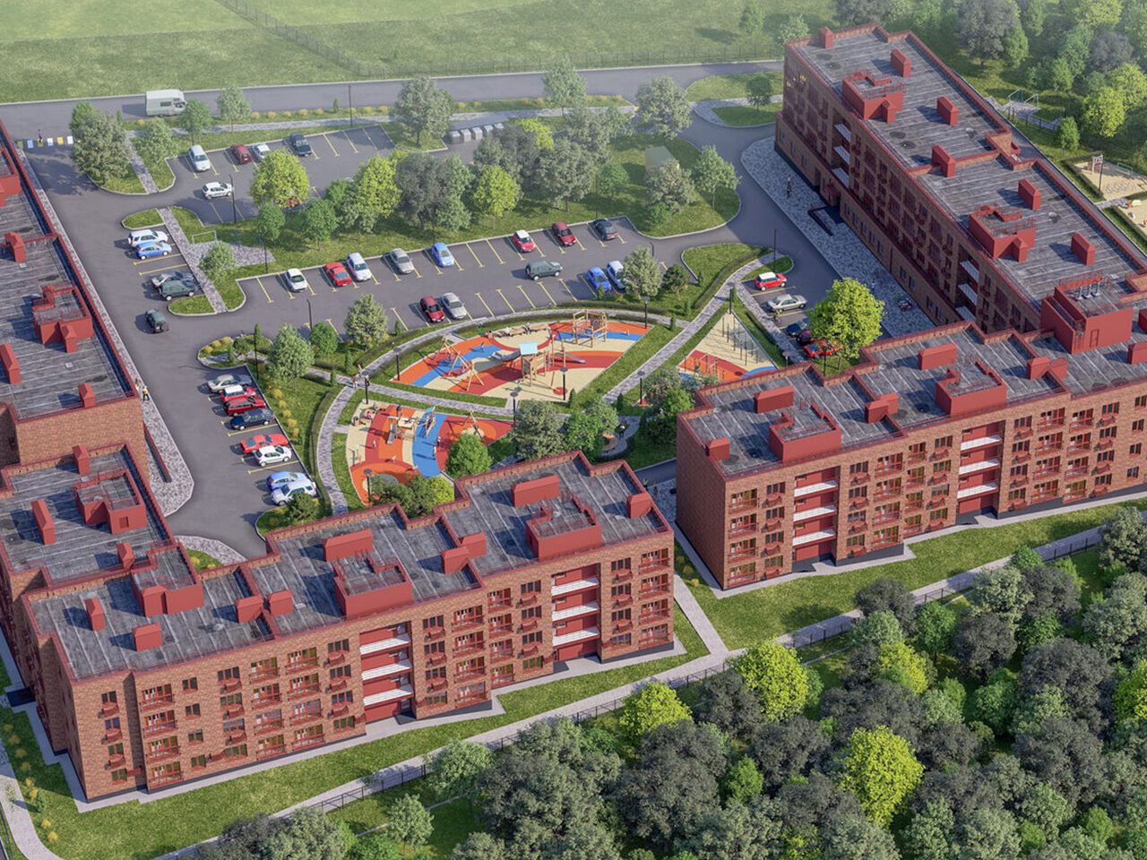 Планировка: 1-комн. квартира 35.00 м² в новостройке Новое Замитино