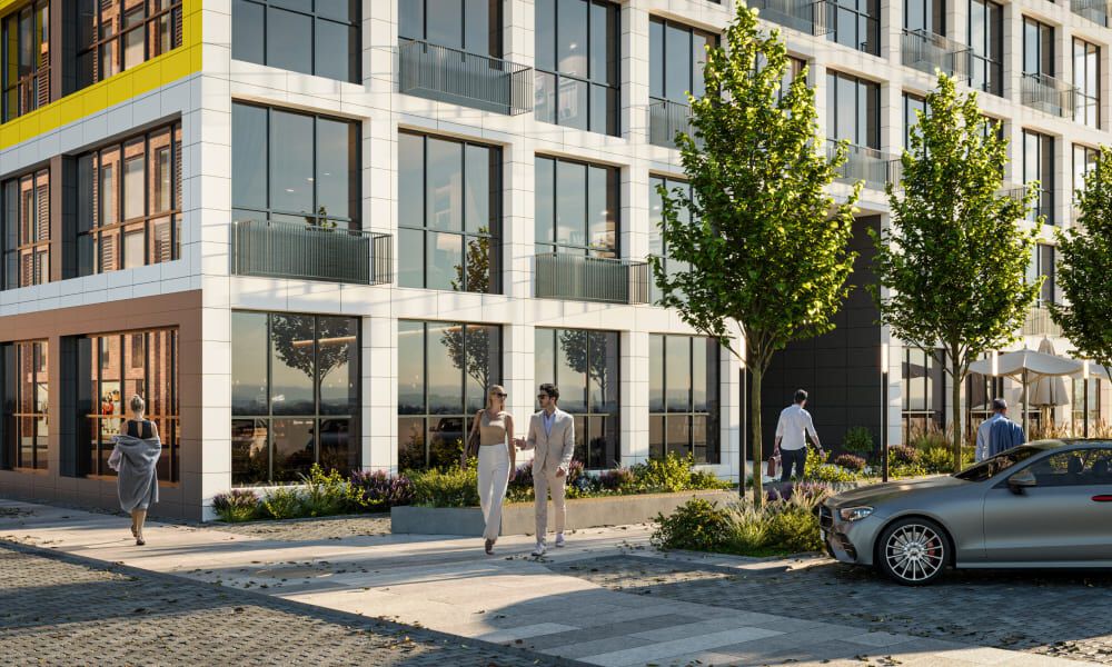 Планировка: 2-комн. квартира 56.50 м² в новостройке Яковлево